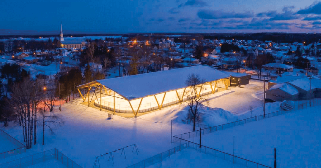 Patinoire et le complexe sportif de Saint Alexandre de Kamouraska